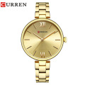 Curren 9017 Ladies Watch Women Quartz Watches Casual Wristwatch Waterproof Rose Gold Luxury Brand Shockproof 8 Color